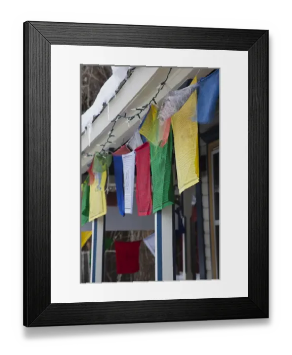 Framed Print : USA, Colorado, Crested Butte, Tibetan Prayer Flags Framed Print : USA, Colorado, Crested Butte, Tibetan Prayer Flags