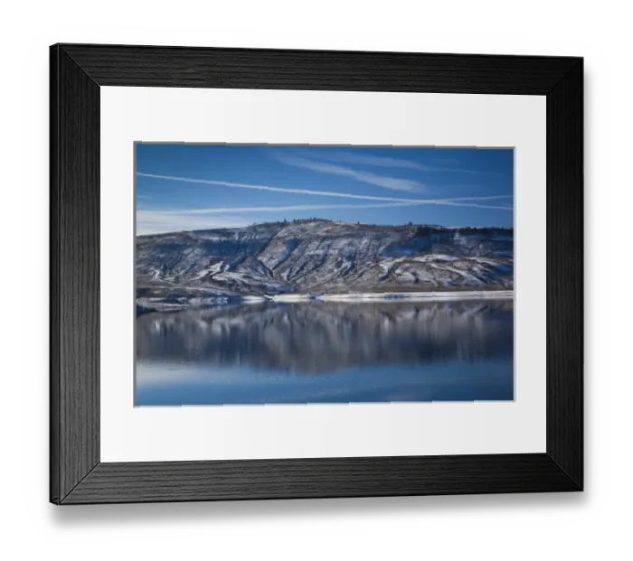 Framed Print : USA, Colorado, Curecanti National Recreation Area, Blue Mesa Reservoir, winter Framed Print : USA, Colorado, Curecanti National Recreation Area, Blue Mesa Reservoir, winter
