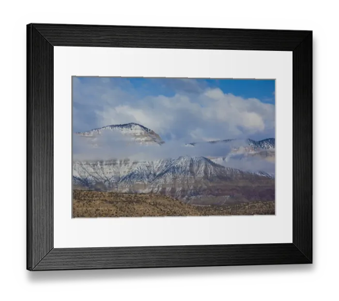 Framed Print : USA, Colorado, De Beque, winter mist along the Colorado River Framed Print : USA, Colorado, De Beque, winter mist along the Colorado River