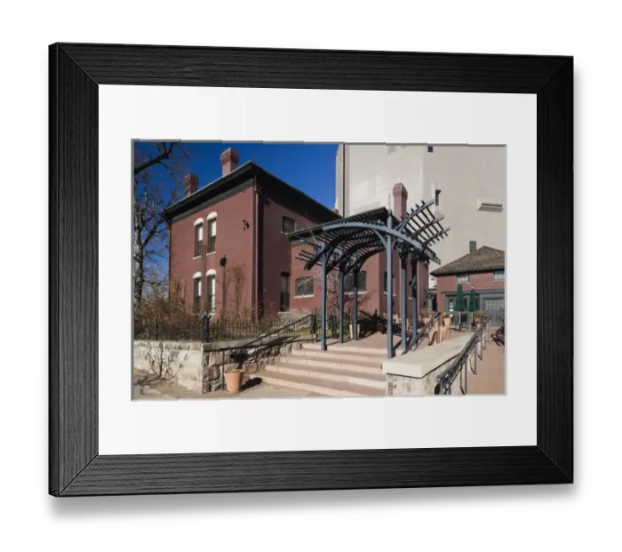 Framed Print : USA, Colorado, Denver, Byers-Evans House Museum Framed Print : USA, Colorado, Denver, Byers-Evans House Museum