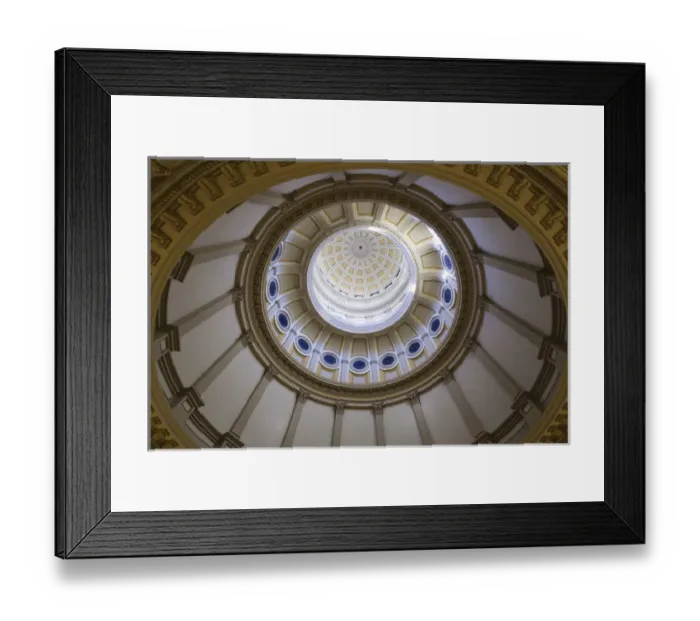 Framed Print : USA, Colorado, Denver, Colorado State Capitol, rotunda interior