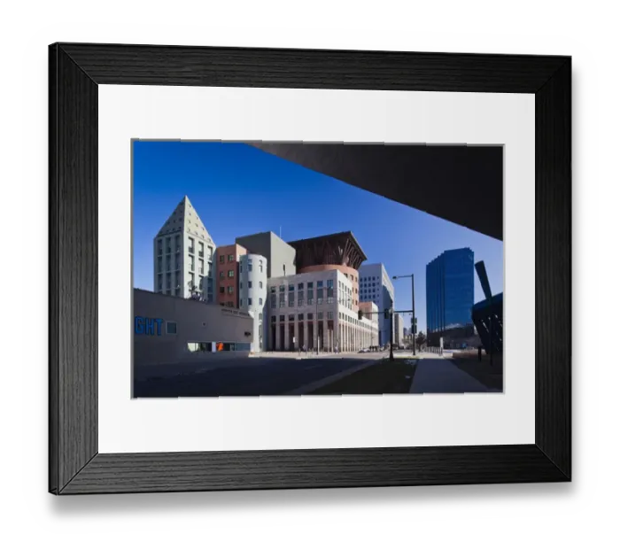 Framed Print : USA, Colorado, Denver, Denver Public Library Framed Print : USA, Colorado, Denver, Denver Public Library