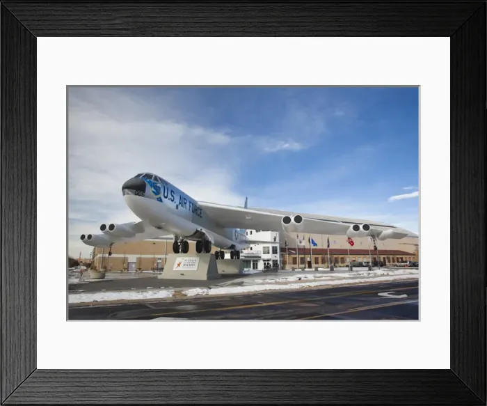 Framed Print : USA, Colorado, Denver, Wings over the Rockies, Air and Space Museum, B-52 bomber