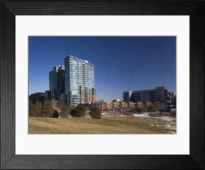 Framed Print : USA, Colorado, Denver, new residential buildings in the renovated LoDo neaighborhood Framed Print : USA, Colorado, Denver, new residential buildings in the renovated LoDo neaighborhood