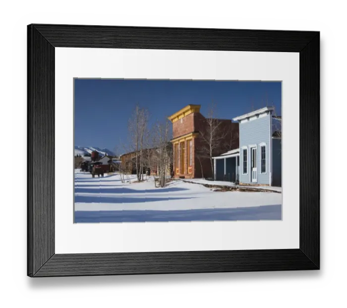Framed Print : USA, Colorado, Fairplay, historic Western buildings Framed Print : USA, Colorado, Fairplay, historic Western buildings