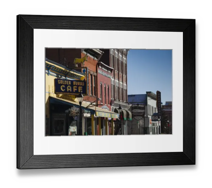 Framed Print : USA, Colorado, Leadville, downtown buildings Framed Print : USA, Colorado, Leadville, downtown buildings