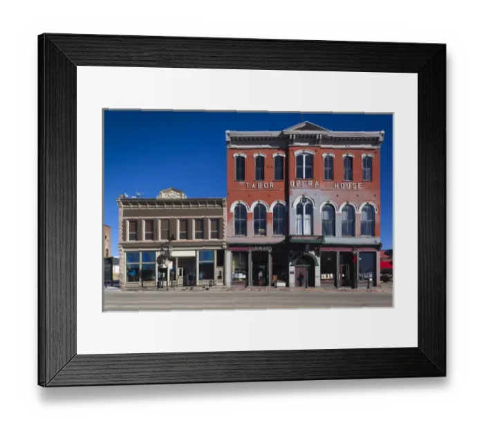 Framed Print : USA, Colorado, Leadville, historic Tabor Opera House Framed Print : USA, Colorado, Leadville, historic Tabor Opera House