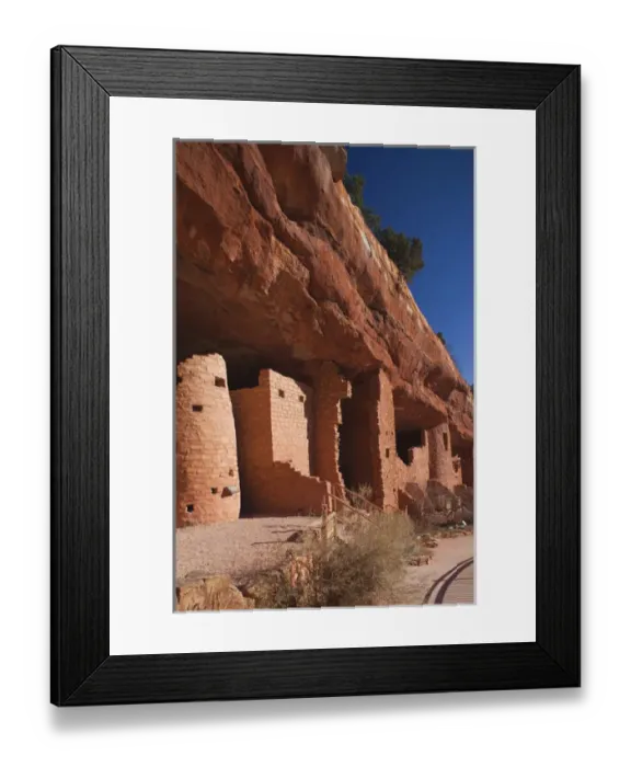 Framed Print : USA, Colorado, Manitou Springs, Manitou Cliff Dwellings, former home to native Americans