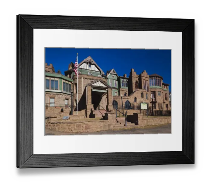 Framed Print : USA, Colorado, Manitou Springs, Miramont Castle Framed Print : USA, Colorado, Manitou Springs, Miramont Castle