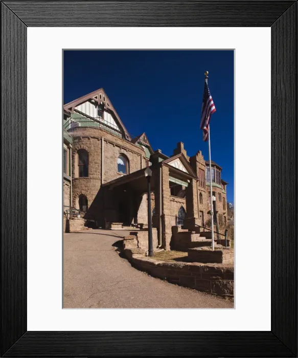 Framed Print : USA, Colorado, Manitou Springs, Miramont Castle Framed Print : USA, Colorado, Manitou Springs, Miramont Castle
