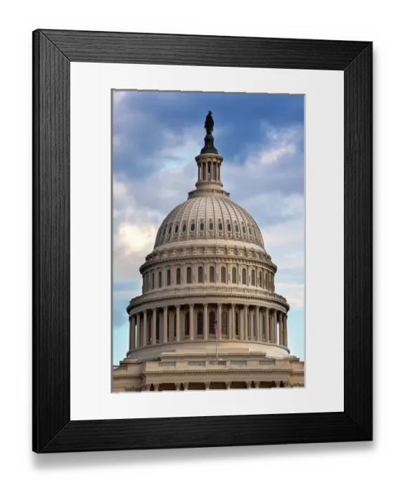 Framed Print : US Capitol Dome House of Representatives US Senate Congress Washington DC Framed Print : US Capitol Dome House of Representatives US Senate Congress Washington DC