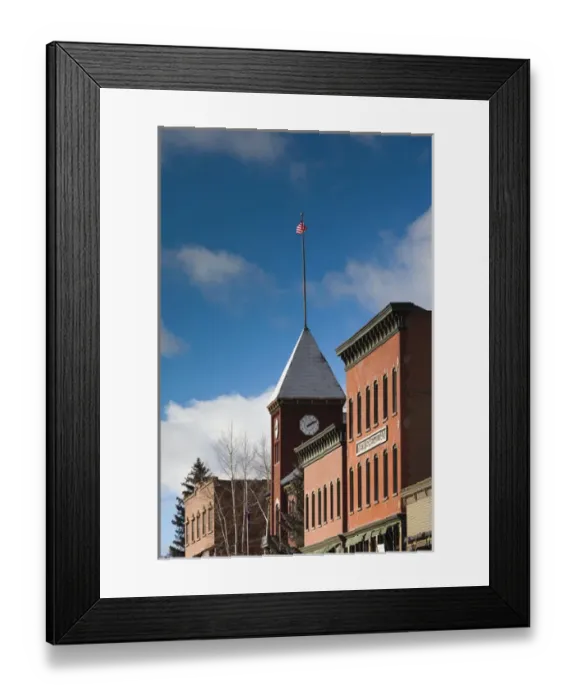 Framed Print : USA, Colorado, Telluride, Main Street buildings Framed Print : USA, Colorado, Telluride, Main Street buildings