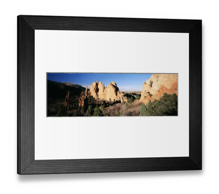 Framed Print : USA, Colorado, Garden of the Gods State Park, View of landscape Framed Print : USA, Colorado, Garden of the Gods State Park, View of landscape