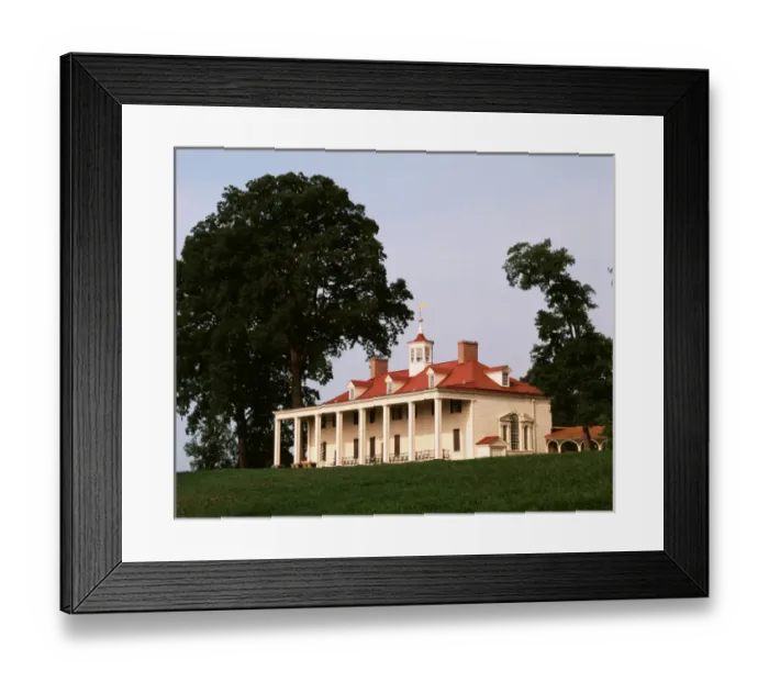 Framed Print : USA, Washington DC, Mount Veron, Home of George Washington