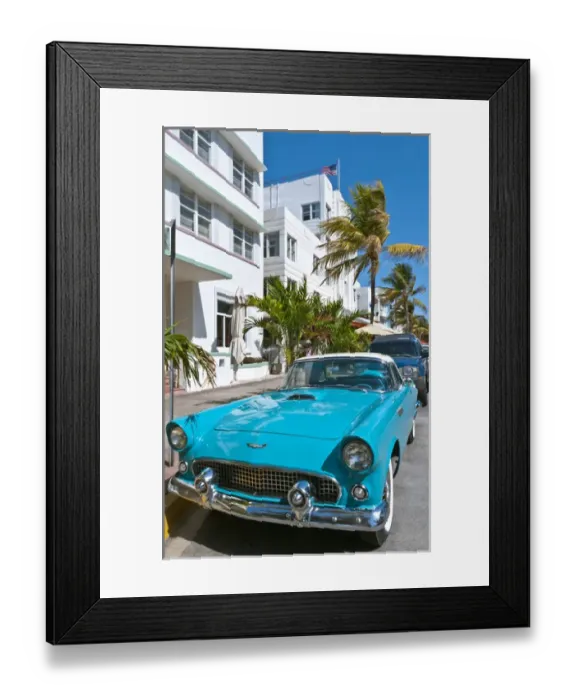 Framed Print : Pastel Retro Art Deco Distraict of South Miami Beach Ocean Drive restaurants Framed Print : Pastel Retro Art Deco Distraict of South Miami Beach Ocean Drive restaurants