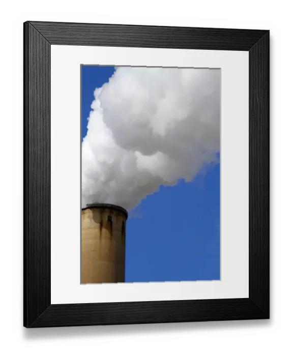 Framed Print : Smoke and steam emission at the TECO Tampa Electric Big Bend Power Station located in Apollo Beach Framed Print : Smoke and steam emission at the TECO Tampa Electric Big Bend Power Station located in Apollo Beach