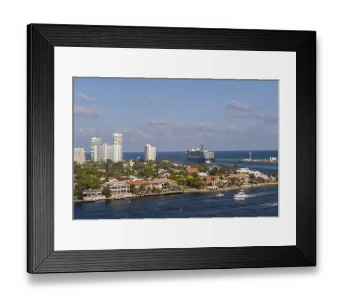 Framed Print : Fort Lauderdale, Port Everglades, Florida, USA, Holland America, Noordam, cruise ship Framed Print : Fort Lauderdale, Port Everglades, Florida, USA, Holland America, Noordam, cruise ship