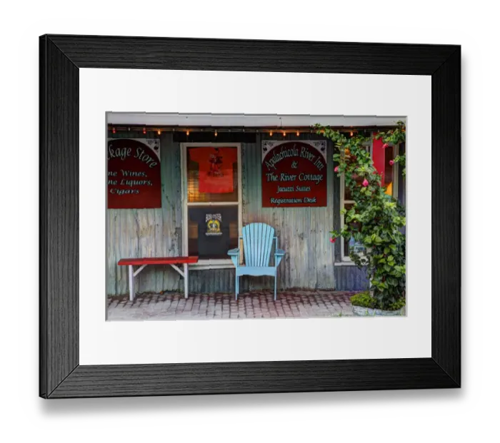 Framed Print : USA; North America; Florida; Apalachicola; Old building used as a shop Framed Print : USA; North America; Florida; Apalachicola; Old building used as a shop