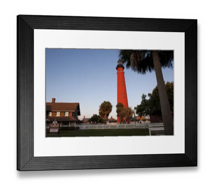 Framed Print : USA, Florida, Ponce Inlet, lighthouse