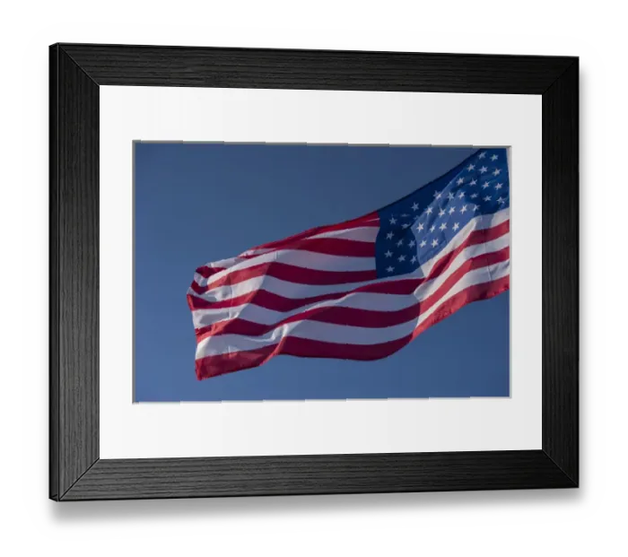 Framed Print : American flag Framed Print : American flag