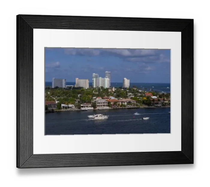 Framed Print : Fort Lauderdale, Port Everglades, Florida, USA, Intracoastal Framed Print : Fort Lauderdale, Port Everglades, Florida, USA, Intracoastal