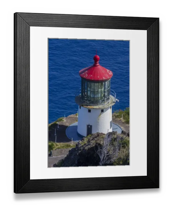 Framed Print : USA, Hawaii, Oahu, Waimanalo. U. S. Coast Guard Makapuu Point Light Framed Print : USA, Hawaii, Oahu, Waimanalo. U. S. Coast Guard Makapuu Point Light