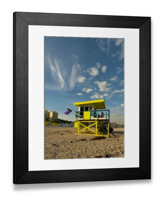 Framed Print : USA, Florida, Miami, South Beach. Lifeguard station on South Beach Framed Print : USA, Florida, Miami, South Beach. Lifeguard station on South Beach