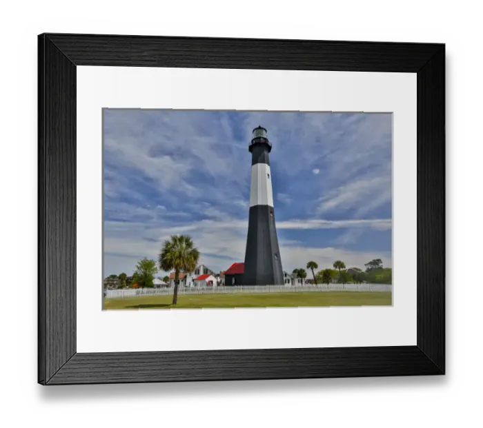 Framed Print : Tybee Island Lighthouse just to the east of Savannah, Georgia Framed Print : Tybee Island Lighthouse just to the east of Savannah, Georgia
