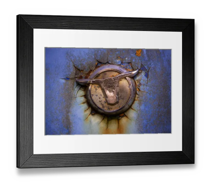 Framed Print : North America, USA, Georgia; Hood ornament on old rusted car at Old Car City Framed Print : North America, USA, Georgia; Hood ornament on old rusted car at Old Car City