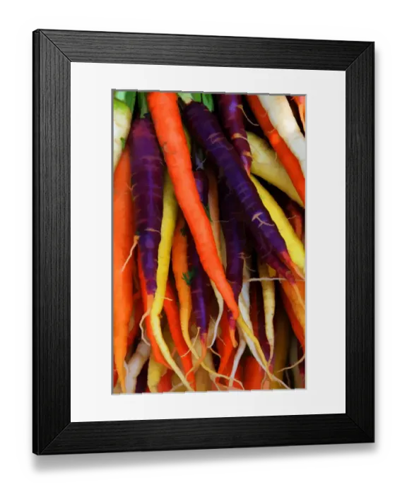 Framed Print : North America, USA, Georgia; Savannah; Multi colored carrots at a Farmers in Framed Print : North America, USA, Georgia; Savannah; Multi colored carrots at a Farmers in