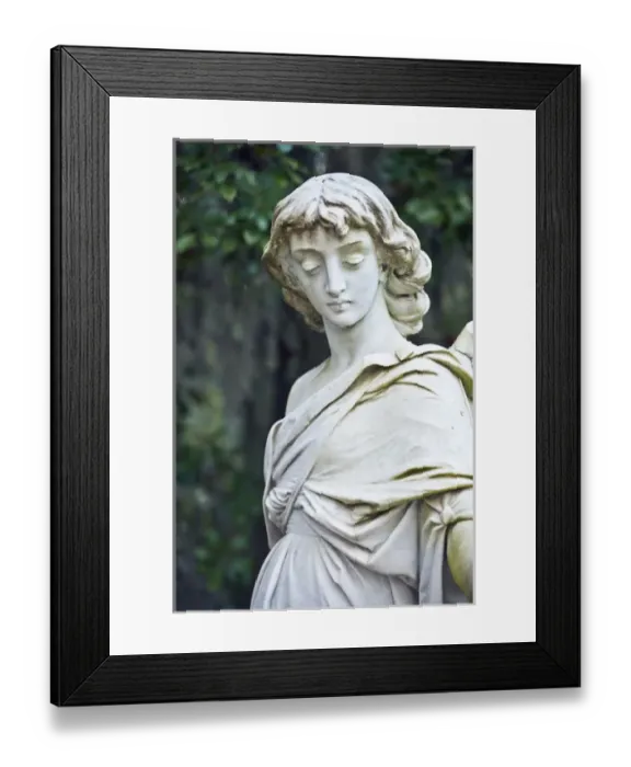 Framed Print : USA, GA, Savannah, Bonaventure Cemetary, Angel Statue Framed Print : USA, GA, Savannah, Bonaventure Cemetary, Angel Statue