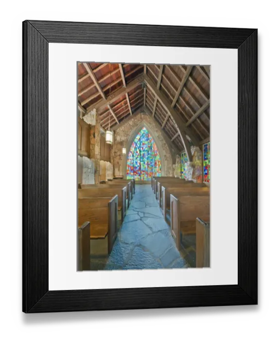 Framed Print : USA, GA, Pine Mountain, Callaway Gardens, Ida Cason Callaway Memorial Chapel