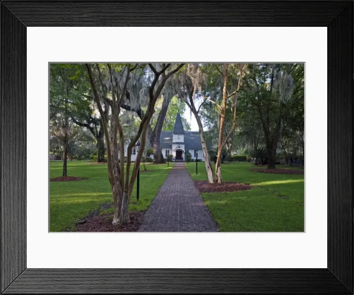 Framed Print : USA, GA, St. Simmons Island, Christ Church
