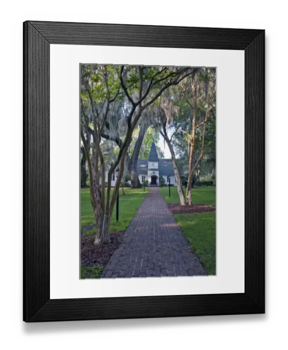 Framed Print : USA, GA, St. Simmons Island, Christ Church Framed Print : USA, GA, St. Simmons Island, Christ Church