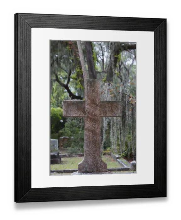 Framed Print : USA, Georgia, Savannah, Bonaventure Cemetery Framed Print : USA, Georgia, Savannah, Bonaventure Cemetery