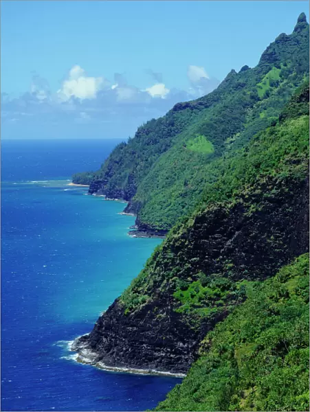 USA; Kauai Hawaii; The Na Pali coast of Kauai