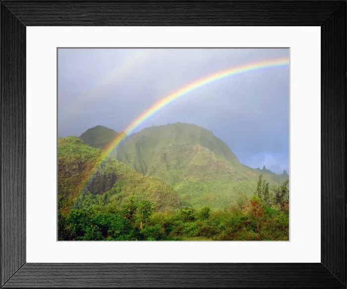 Framed Print : USA, Kauai, Hawaii. Hawaiian Rainbow Framed Print : USA, Kauai, Hawaii. Hawaiian Rainbow