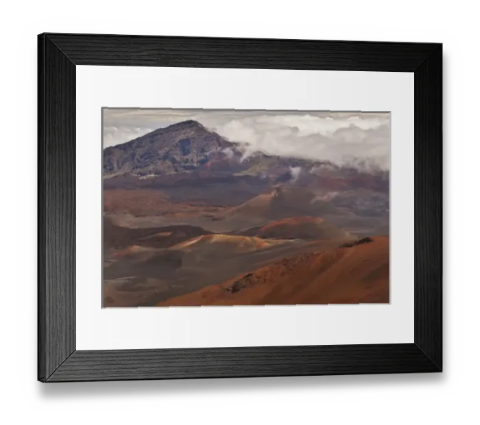 Framed Print : USA, Hawaii, Maui, Haleakala National Park. Scenic overview of mountain. Credit as Framed Print : USA, Hawaii, Maui, Haleakala National Park. Scenic overview of mountain. Credit as