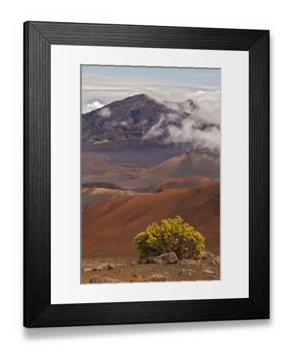 Framed Print : USA, Hawaii, Maui, Haleakala National Park. Scenic overview of mountain. Credit as Framed Print : USA, Hawaii, Maui, Haleakala National Park. Scenic overview of mountain. Credit as