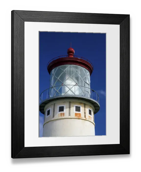 Framed Print : Kilauea Lighhouse located on Kilauea Point on the island of Kauai, Hawaii, USA