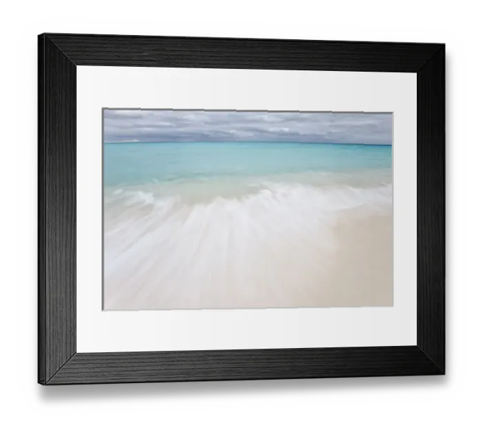 Framed Print : Seascape - beach