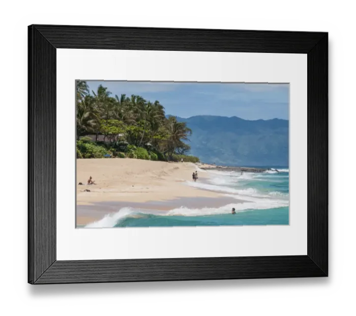Framed Print : Sunset Beach, North Shore, Oahu, Hawaii Framed Print : Sunset Beach, North Shore, Oahu, Hawaii