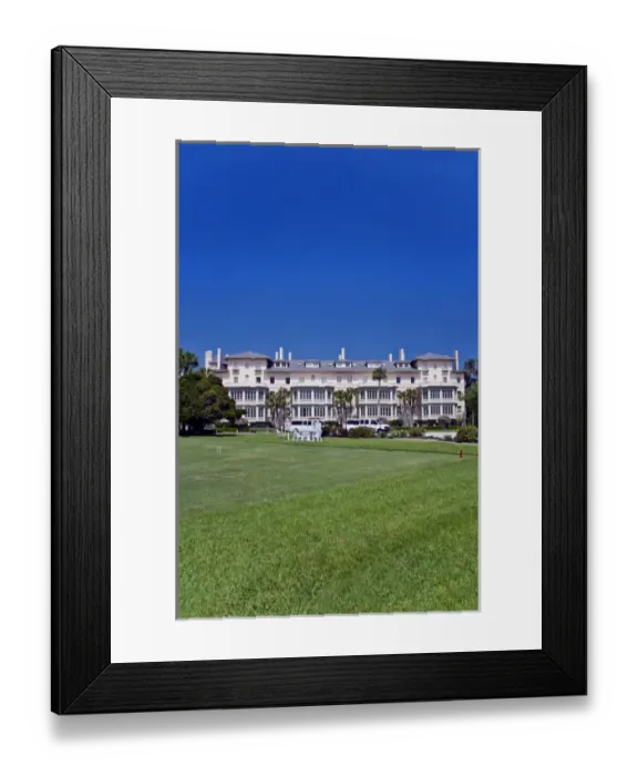 Framed Print : USA, GA, Jekyll Island, Jekyll Island Club Historic District