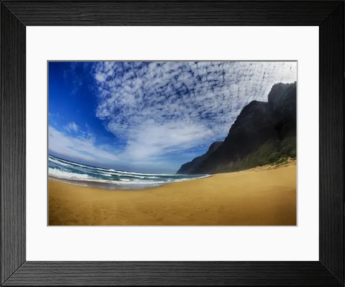 Framed Print : Hawian Islands; USA; Kauai; Pristine sand Beaches of Kauai Hawaii Framed Print : Hawian Islands; USA; Kauai; Pristine sand Beaches of Kauai Hawaii