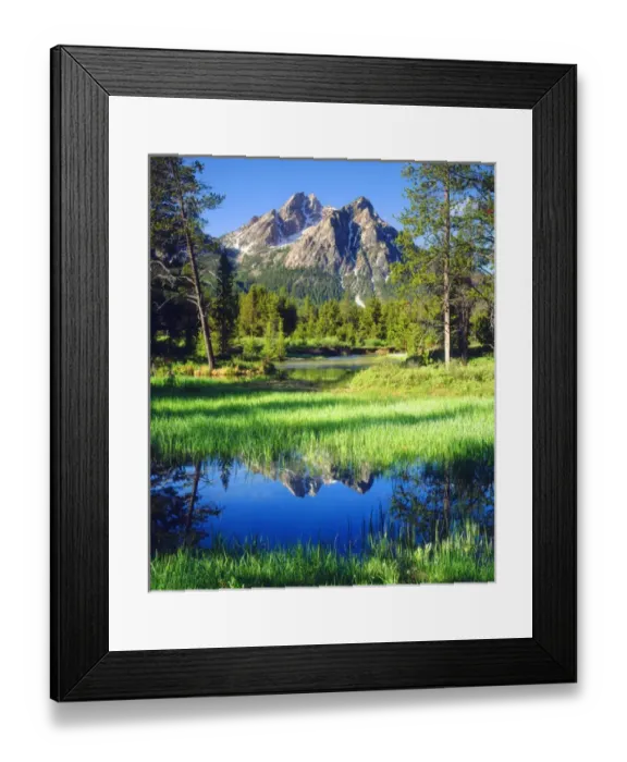 Framed Print : USA; Idaho; Sawtooth Wilderness in Idaho Framed Print : USA; Idaho; Sawtooth Wilderness in Idaho
