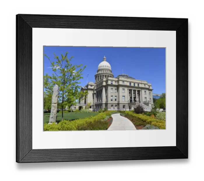 Framed Print : Idaho State Capitol, Boise, Idaho, USA Framed Print : Idaho State Capitol, Boise, Idaho, USA