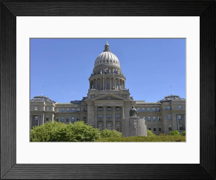 Framed Print : Idaho State Capitol, Boise, Idaho, USA