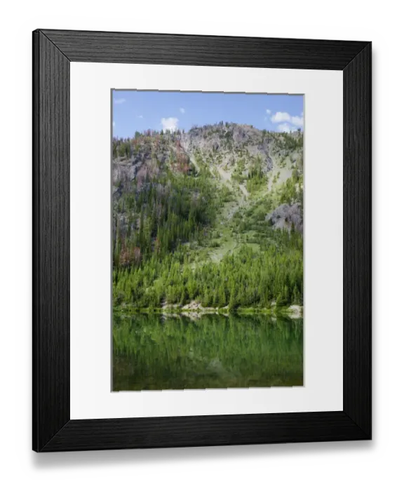Framed Print : ID, Sawtooth National Recreation Area, Titus Lake