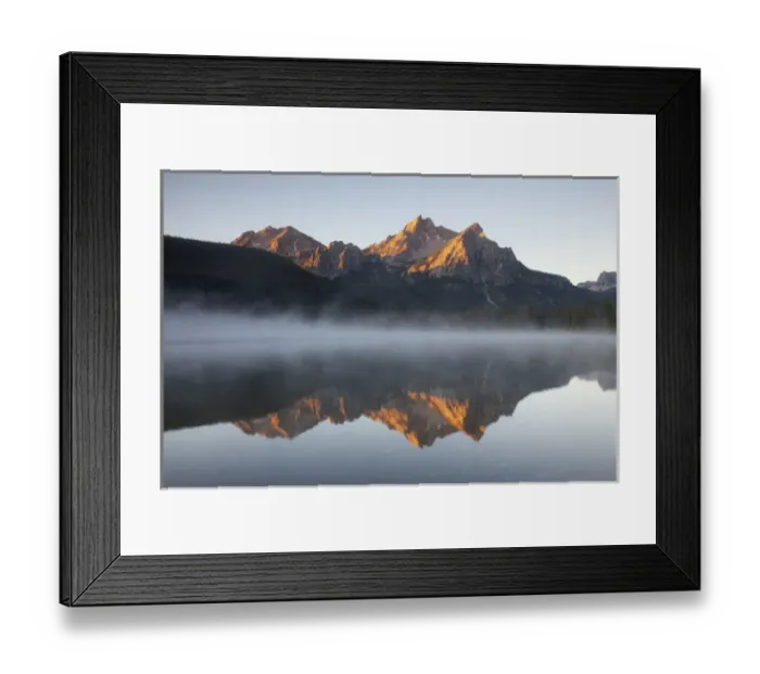 Framed Print : ID, Sawtooth National Recreation Area, Stanley Lake and McGowan Peak Framed Print : ID, Sawtooth National Recreation Area, Stanley Lake and McGowan Peak