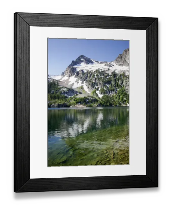 Framed Print : ID, Sawtooth Wilderness, Alpine Lake Framed Print : ID, Sawtooth Wilderness, Alpine Lake